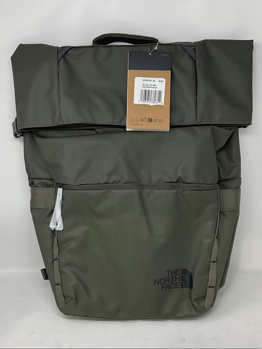 The North Face Roll-Top Backpack - Olive